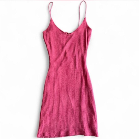 Burgundy Mini Summer Dress - Picture 1 of 5